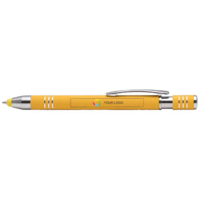 Soft-Touch Stylus-Tip Pen with Black Ink
