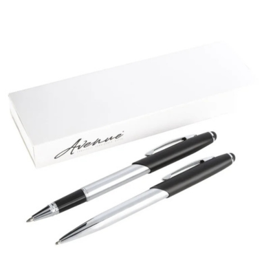 Avenue™ Geneva Stylus Ballpoint Pen & Rollerball Pen Gift Set