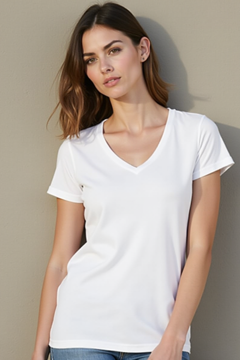 CottoVer® V-Neck Ladies’ T-Shirt