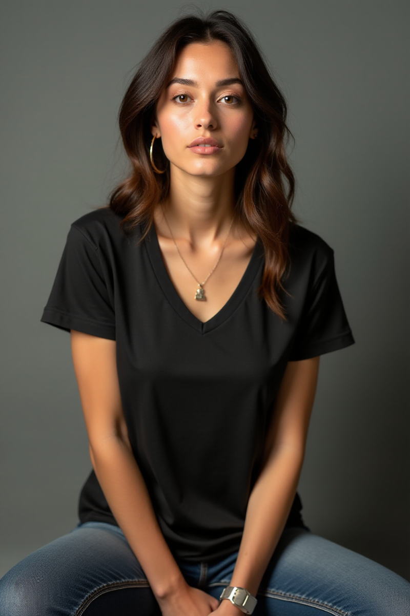 CottoVer® V-Neck Ladies’ T-Shirt