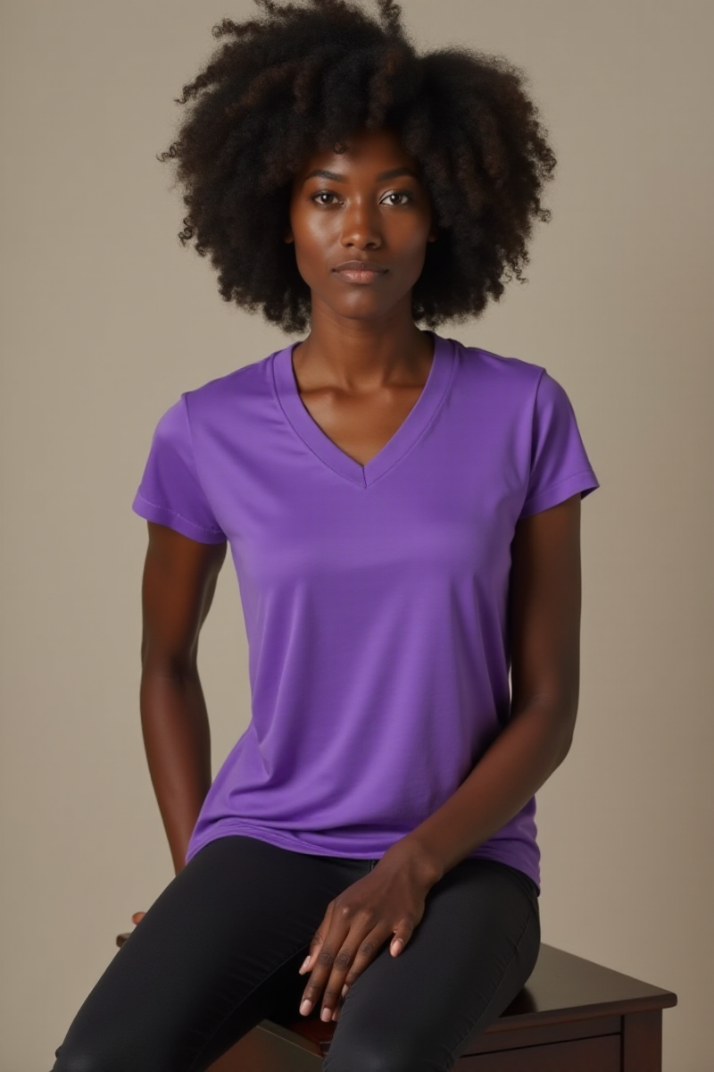 CottoVer® V-Neck Ladies’ T-Shirt