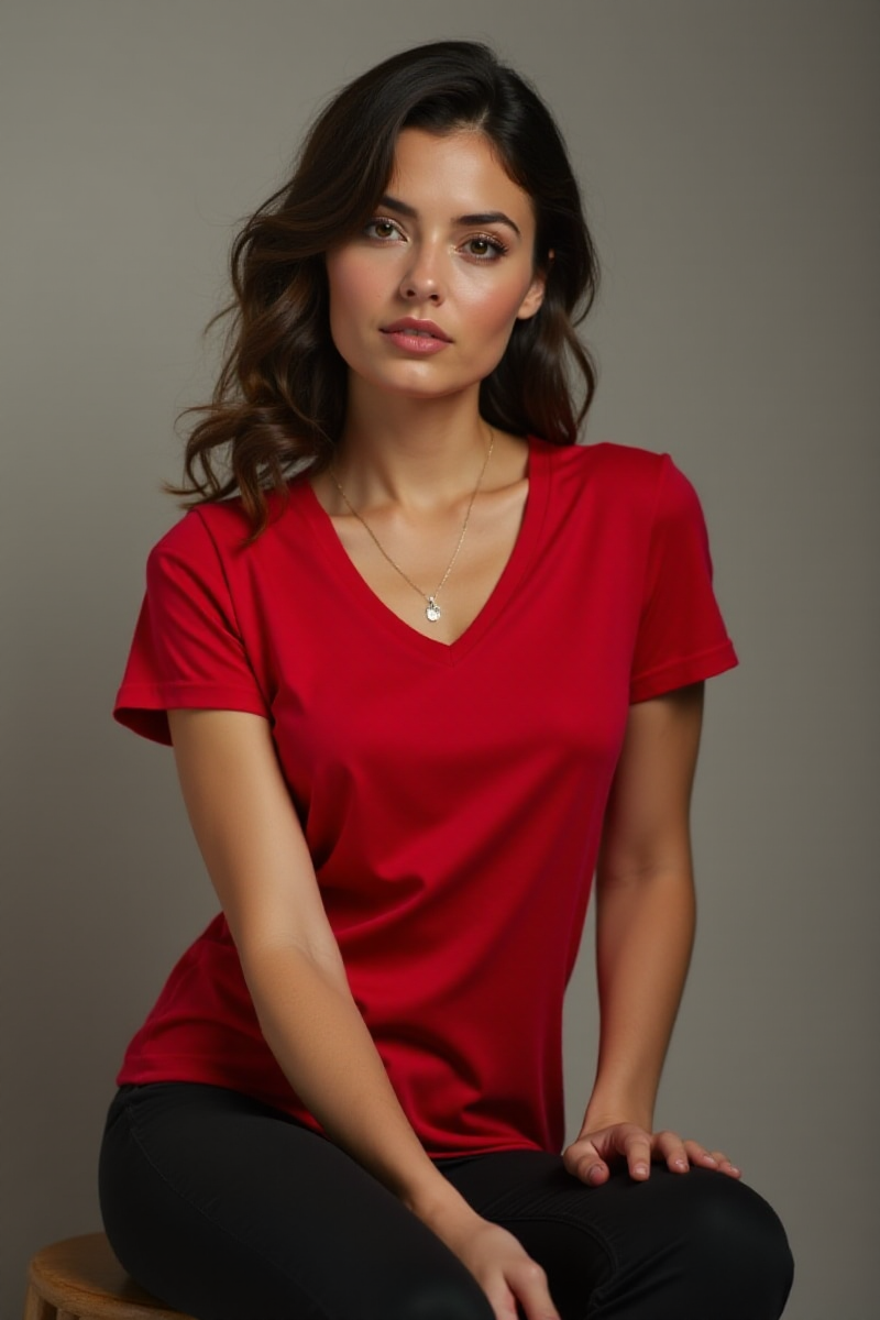 CottoVer® V-Neck Ladies’ T-Shirt