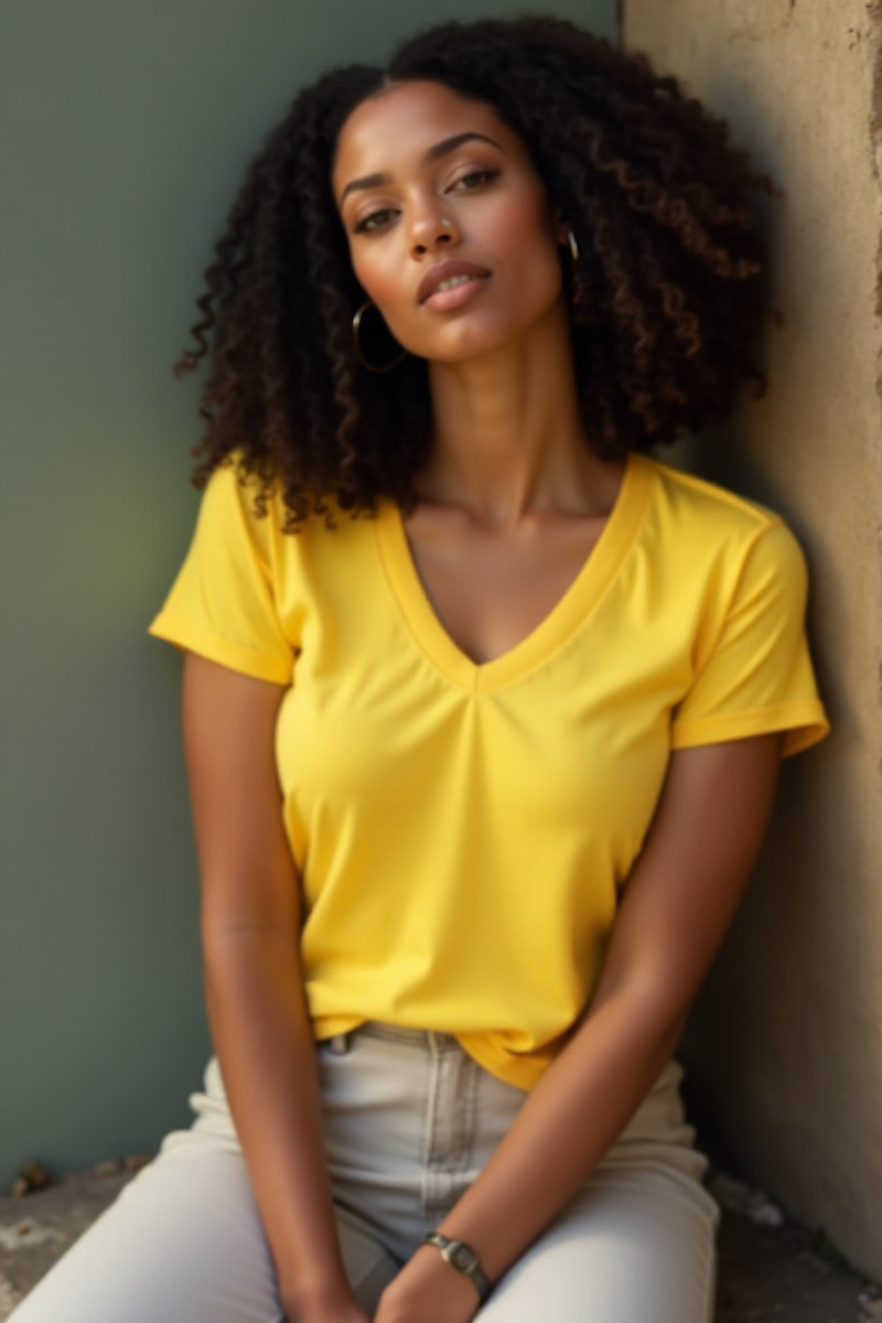 CottoVer® V-Neck Ladies’ T-Shirt